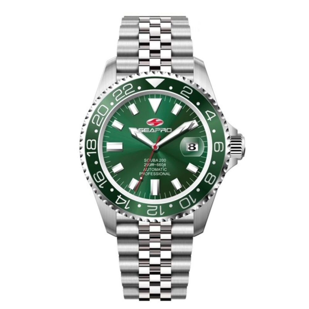 Seapro Men's Grand Meridian Green Dial Watch - SP4334